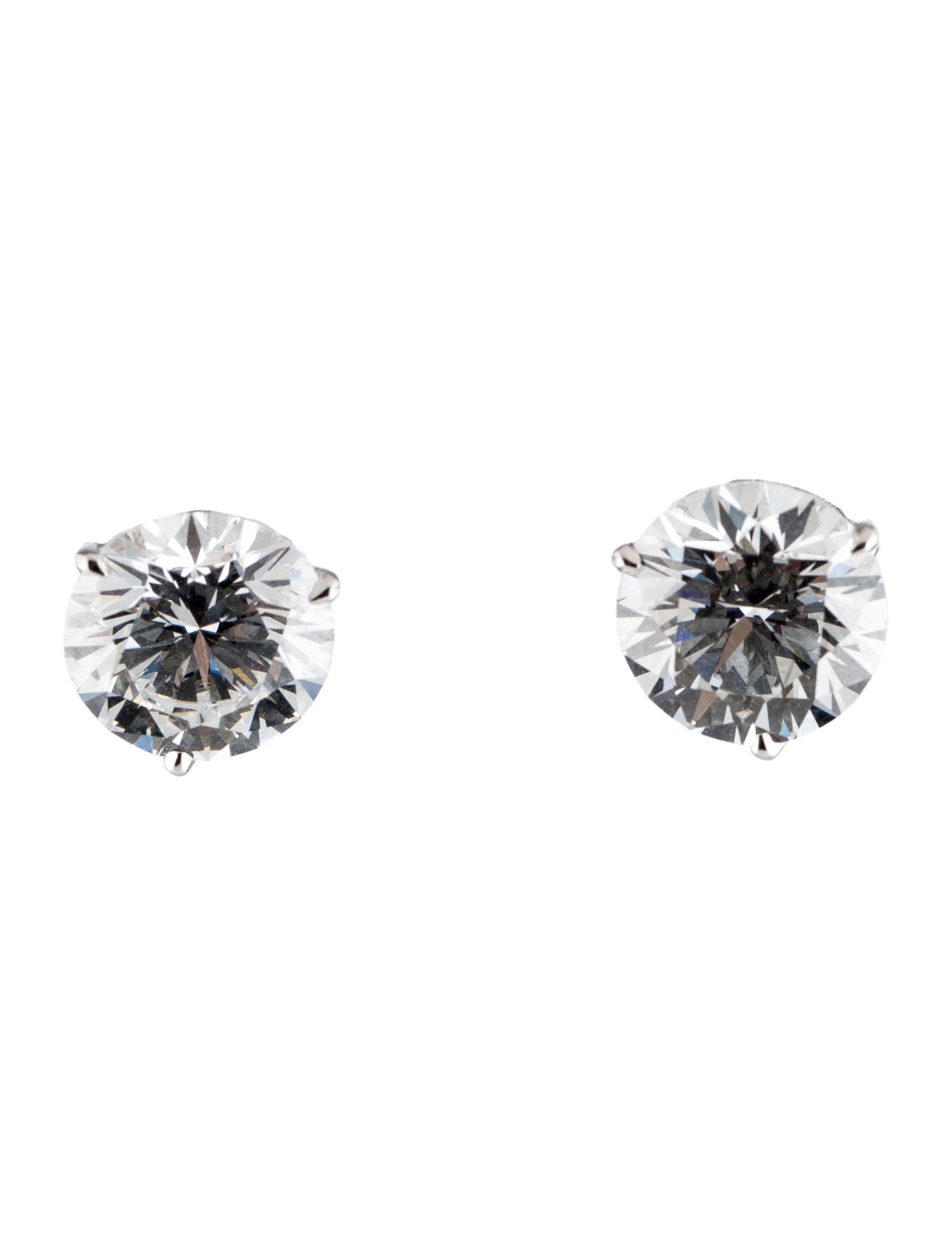 Earrings 14K 10.18ctw Lab-Grown Diamond Solitaire Stud Earrings