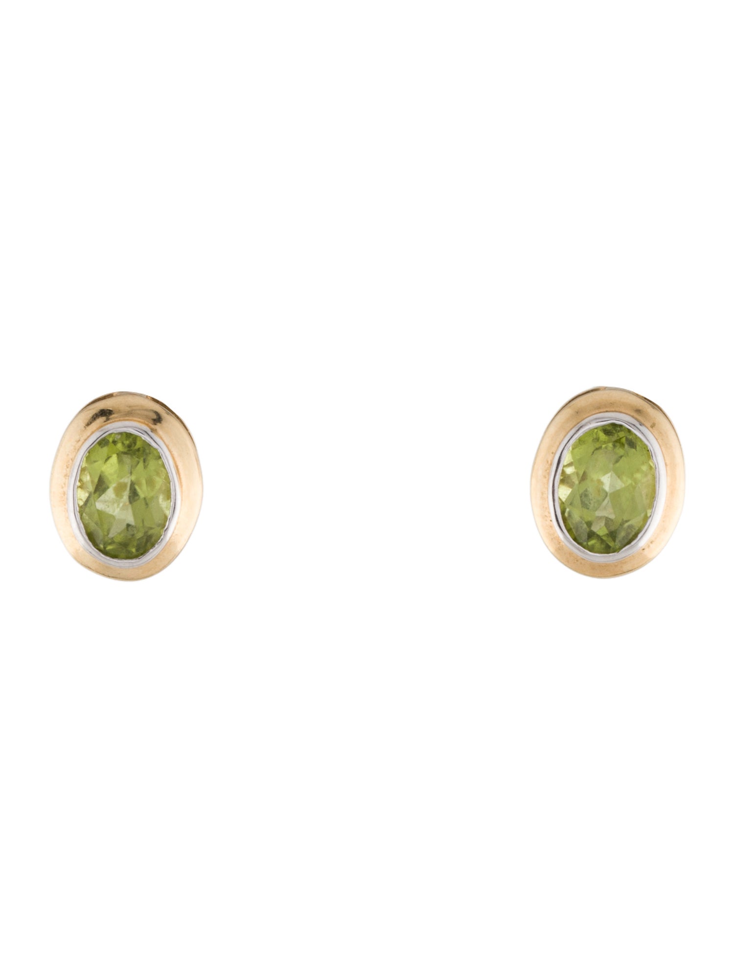 Earrings 14K Peridot Stud