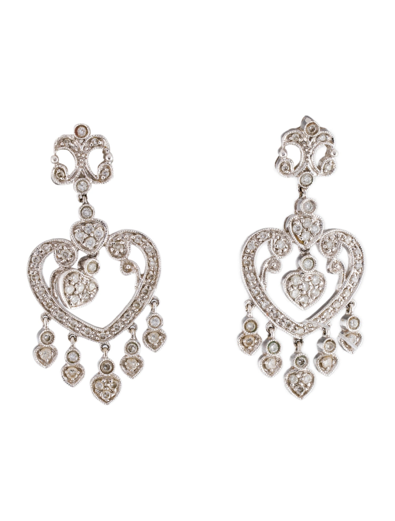 Earrings 14K Diamond Drop