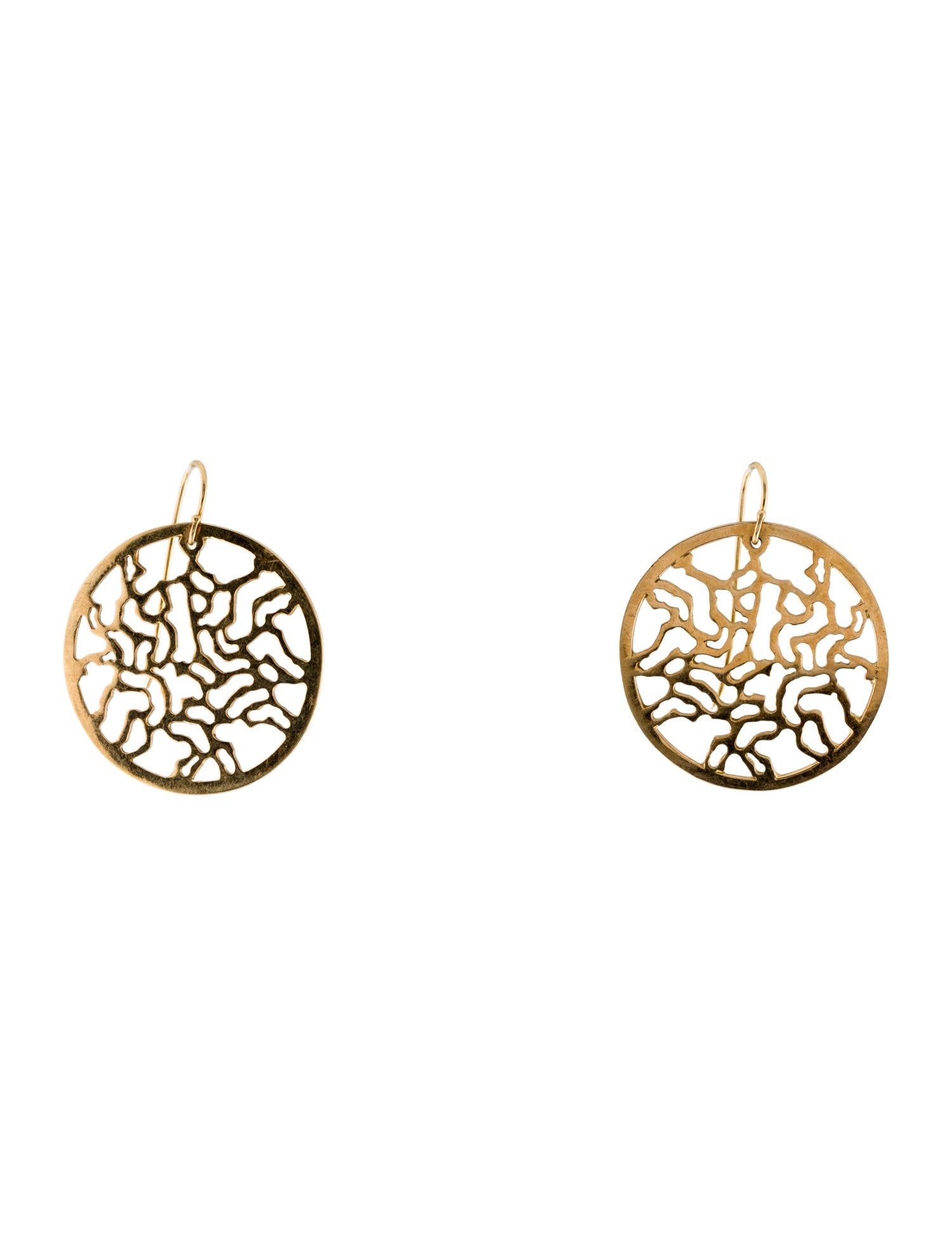 Earrings 18K Circle Drop