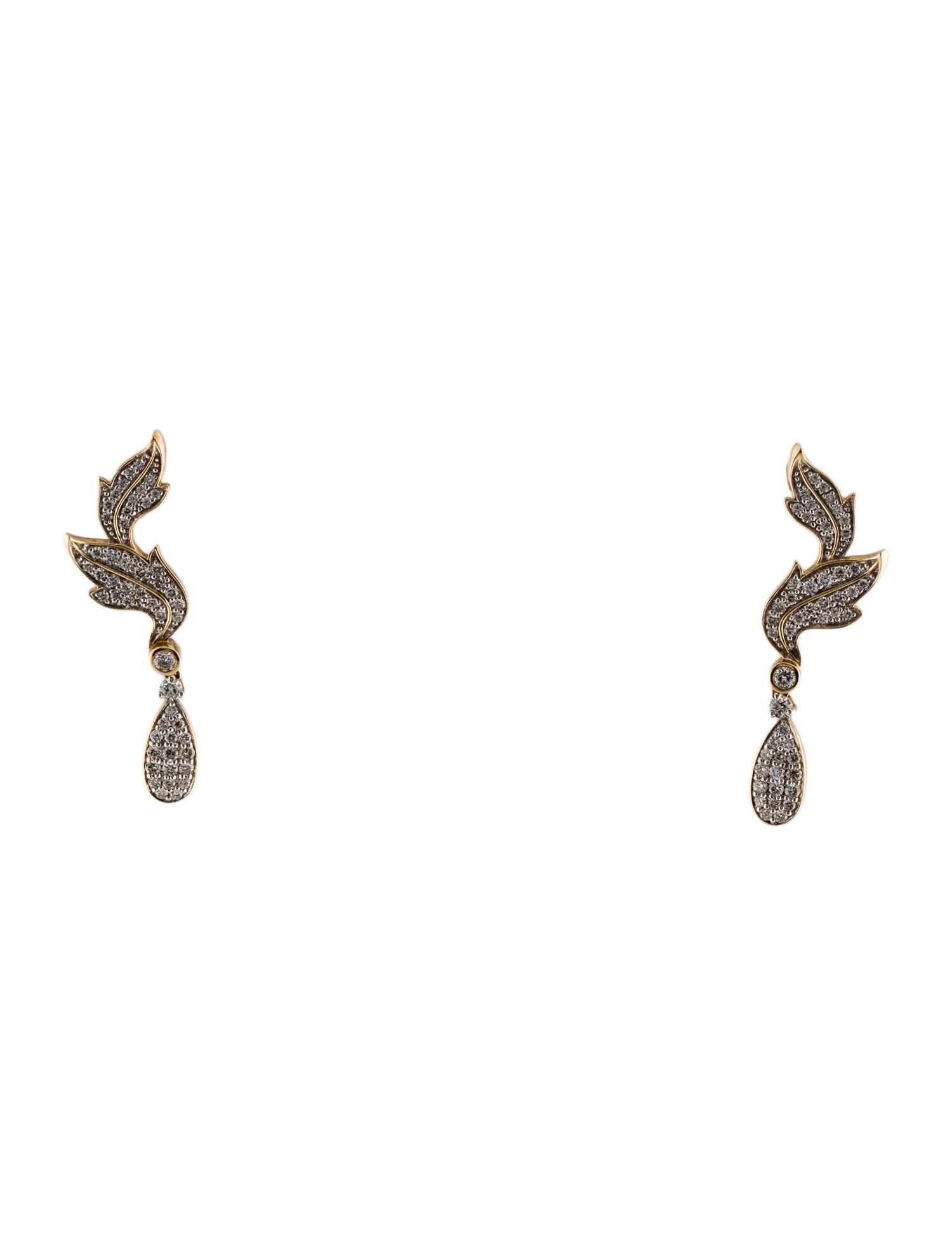 Earrings Oro Alexander 14K Diamond Drop