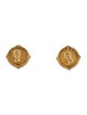 Earrings Diamond Liberty Coin Earclips