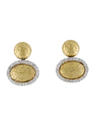 Earrings MDViani 18K Diamond Drop Earrings