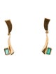 Earrings 18K Emerald Drop Earrings