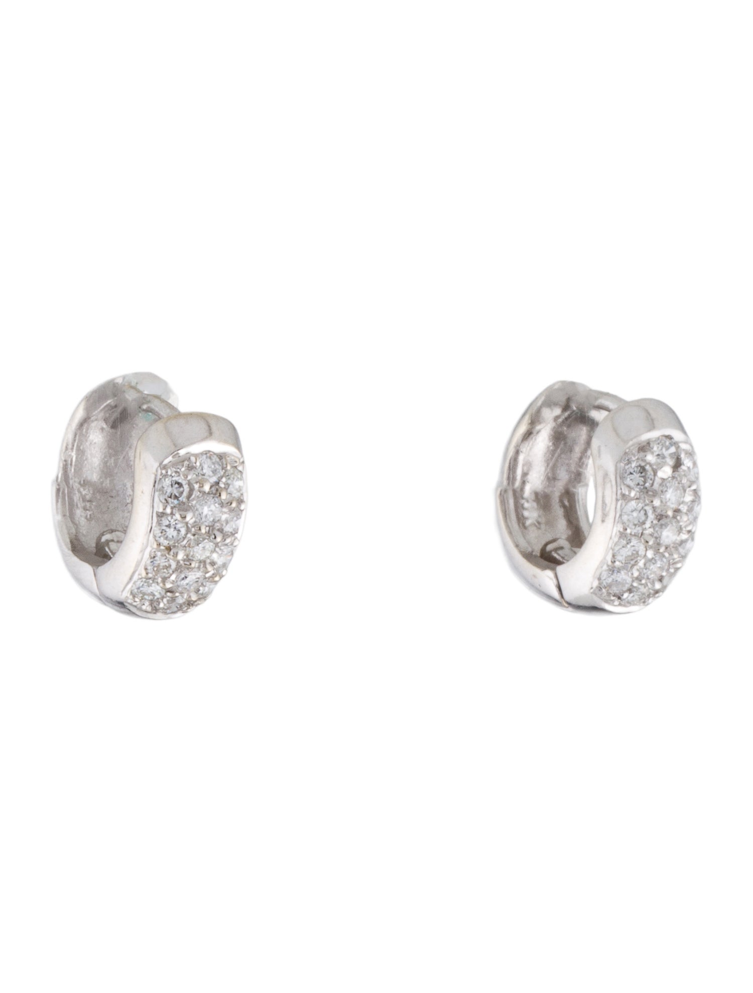 Earrings 14K Diamond Huggie