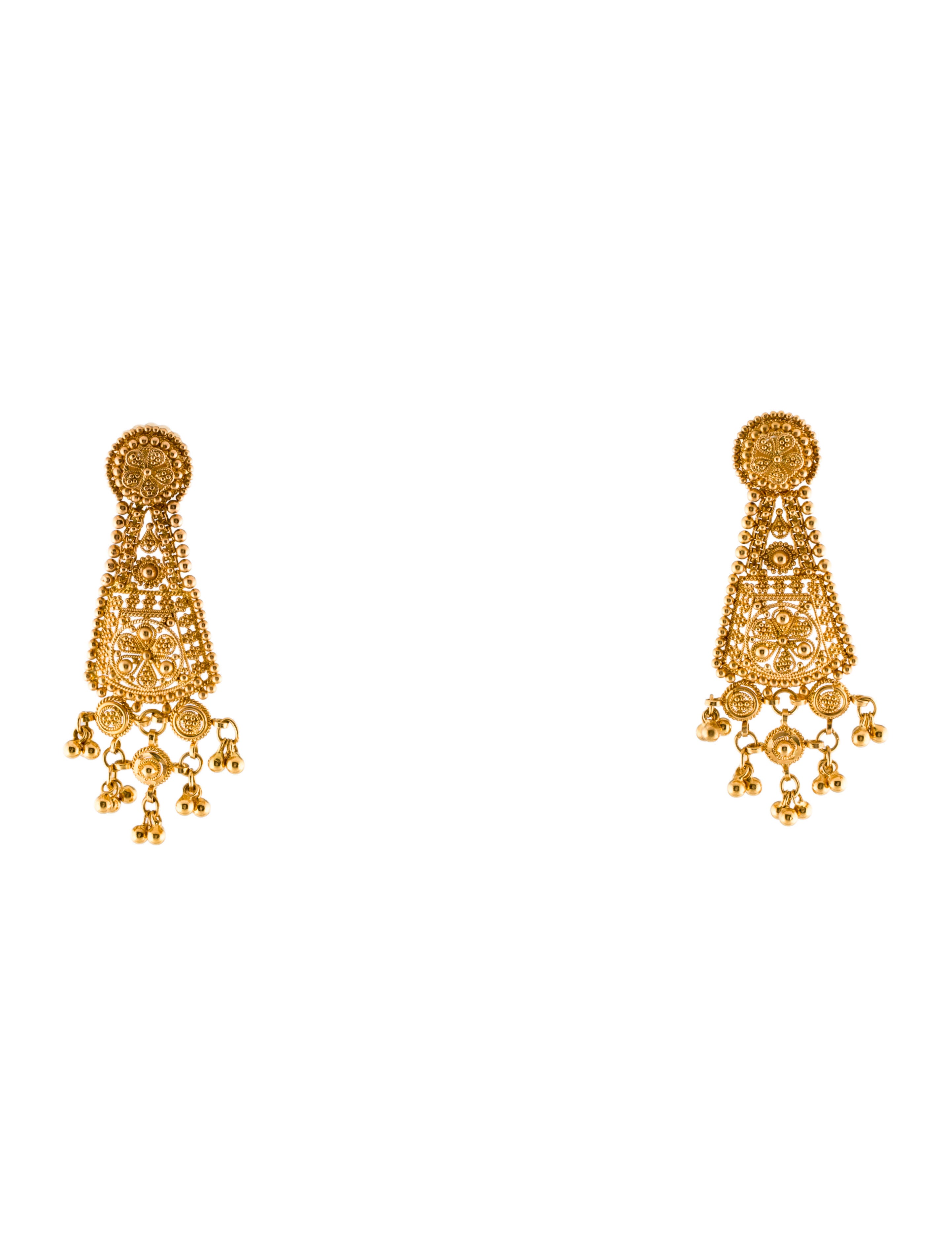 Earrings 22K Chandelier