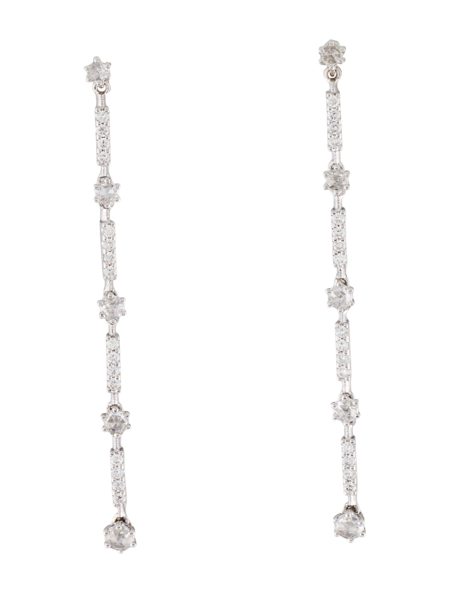 Earrings 18K Diamond Drop