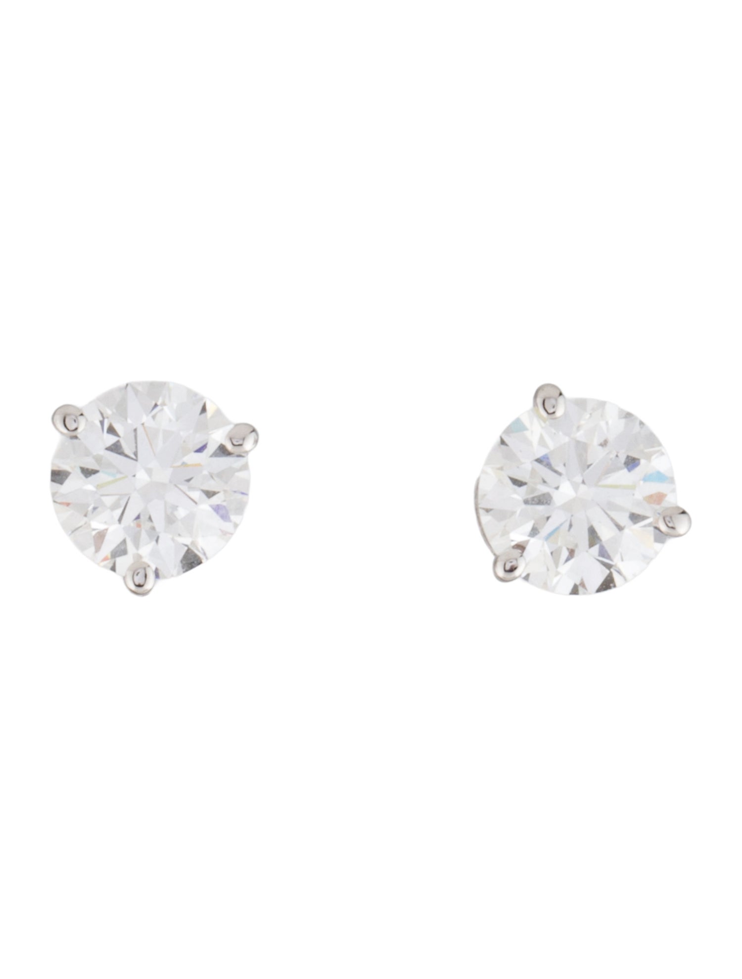 Earrings 14K 3.00ctw Lab-Grown Diamond Stud Earrings