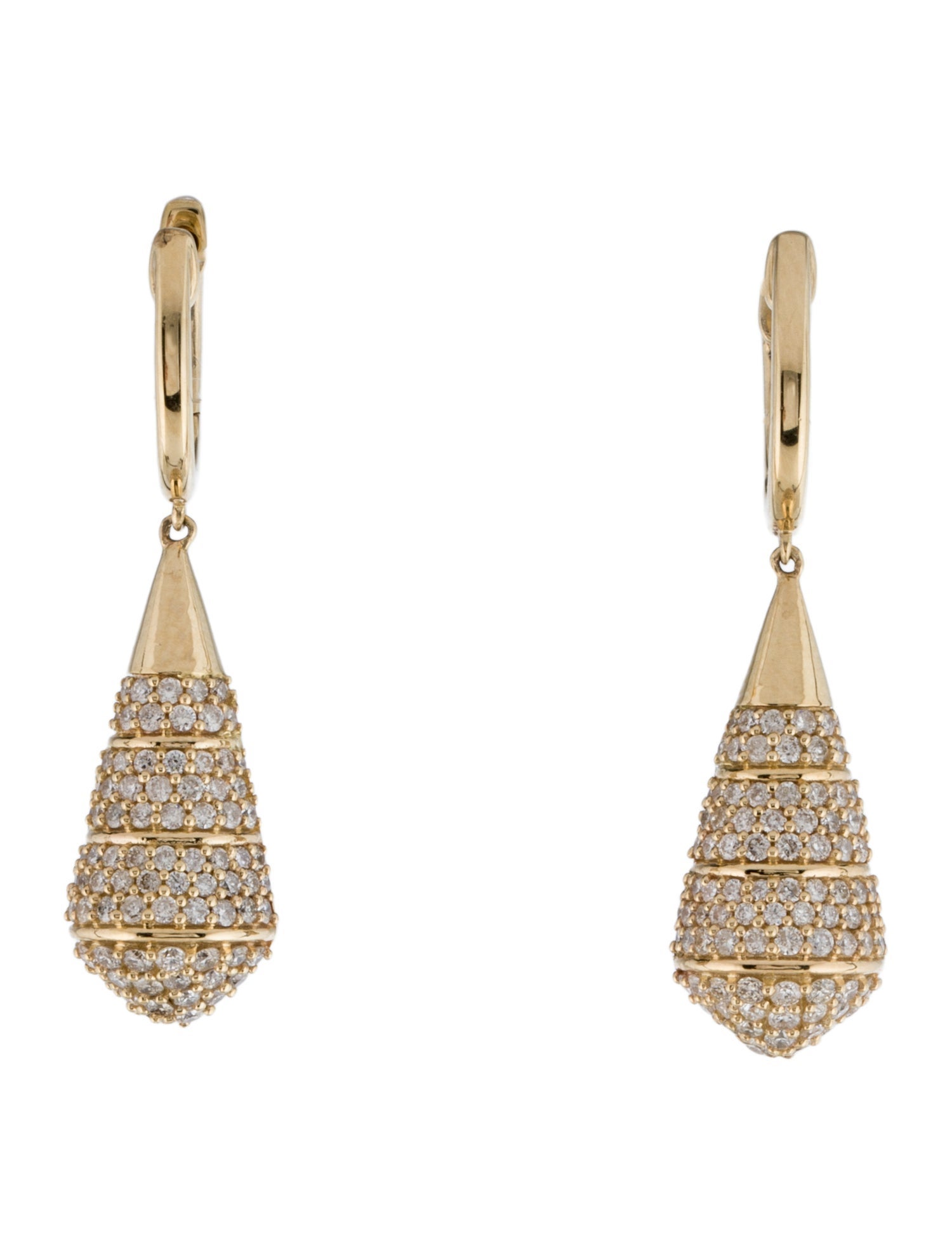 Earrings 14K Diamond Drop
