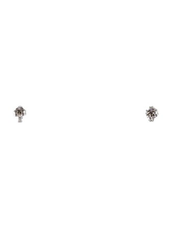 Earrings 14K Diamond Cross Stud Earrings