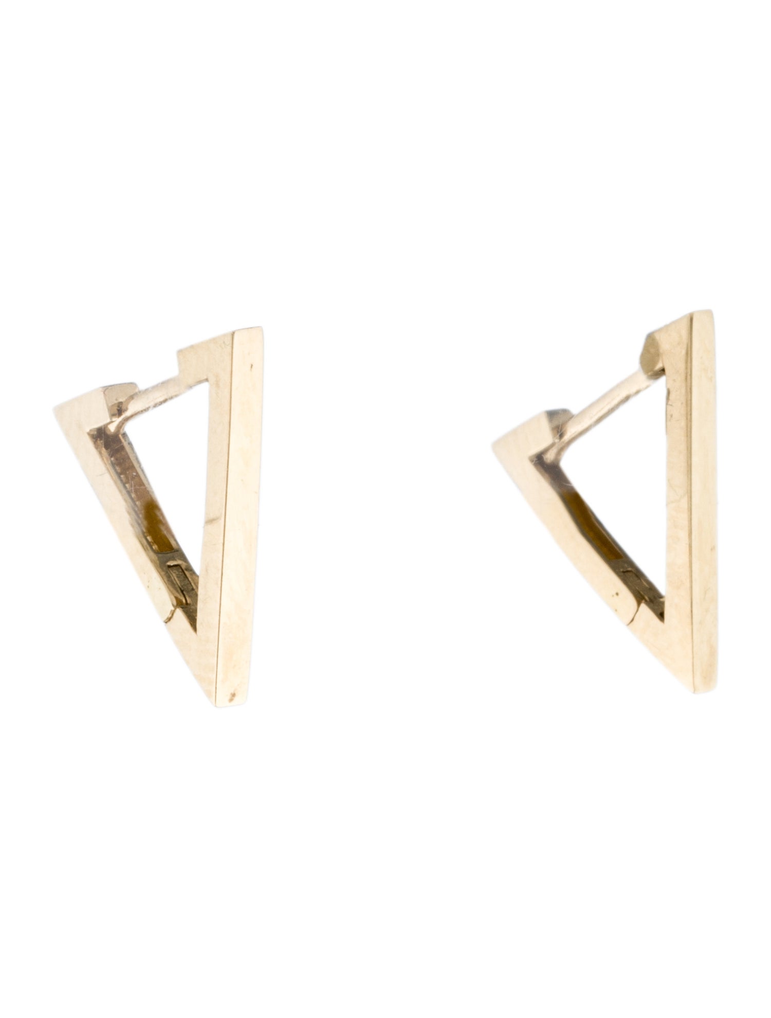 Earrings Zayla 14K Triangle Huggie