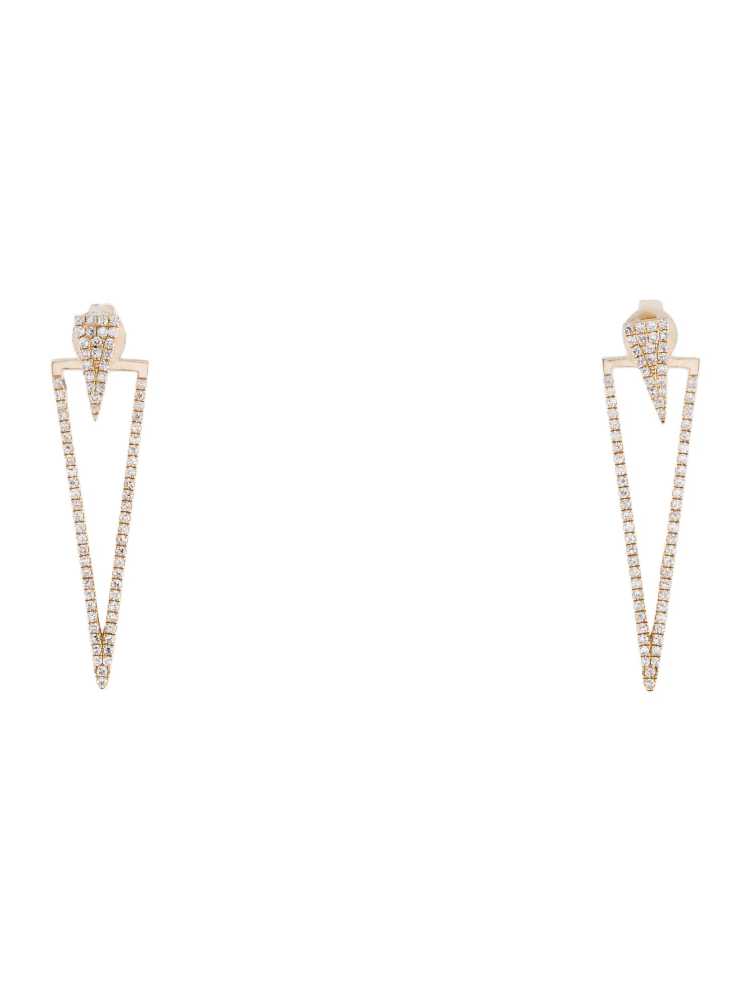 Earrings 14K Diamond Drop
