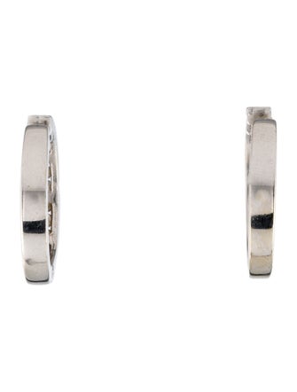 Earrings 14K Diamond Hoop Earrings