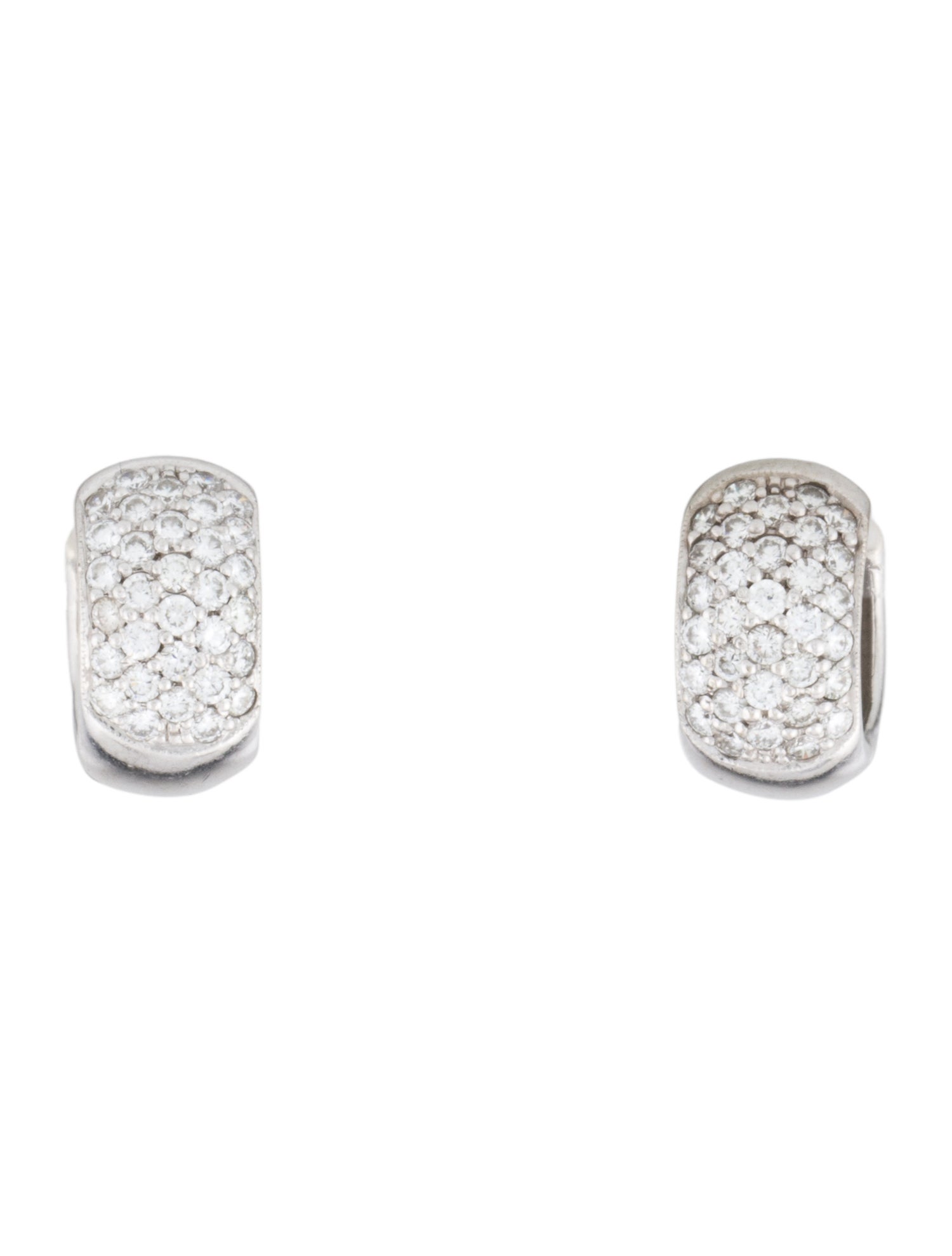 Earrings 14K 1.28ctw Diamond Huggie