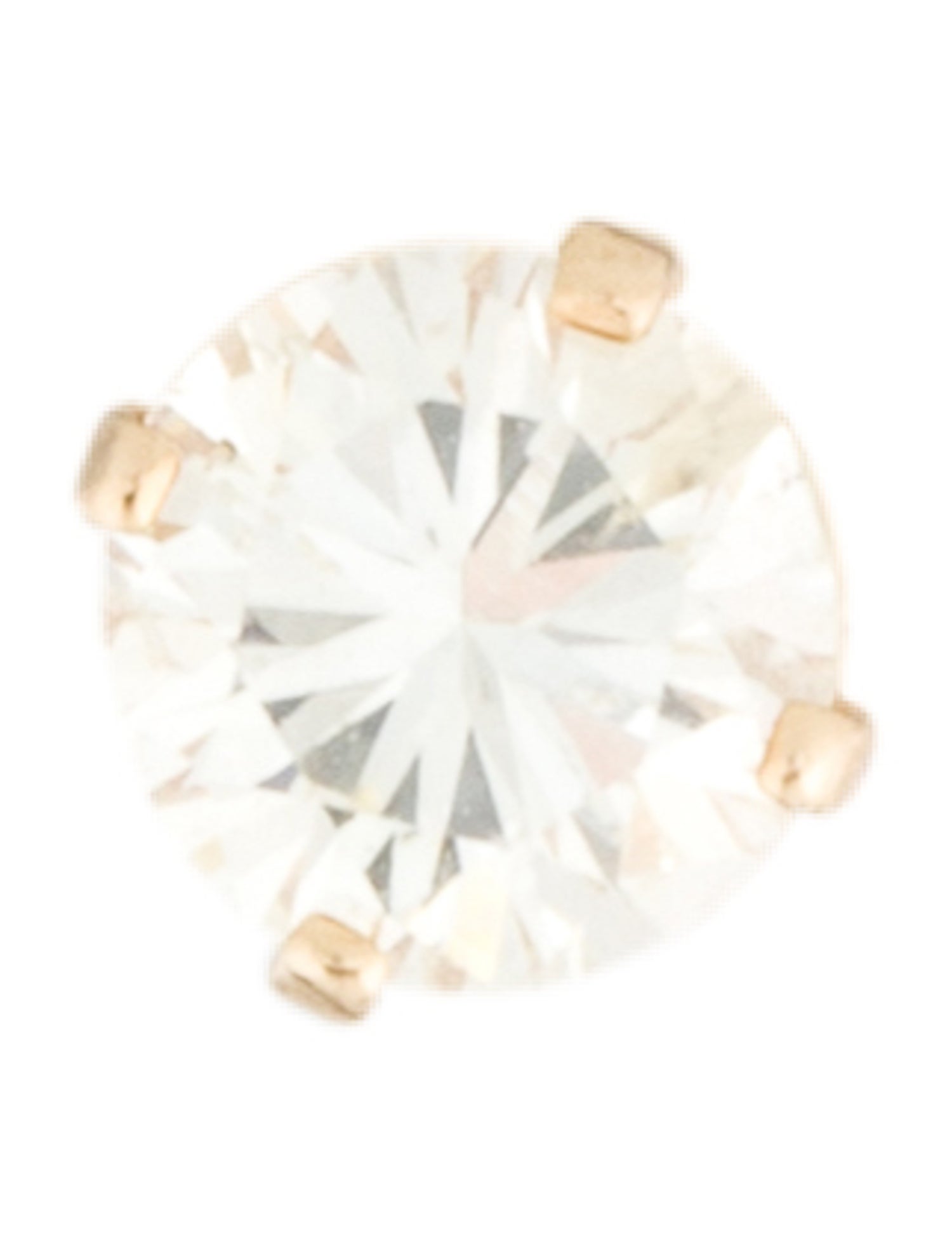 Earrings 14K Diamond Single Stud Earring