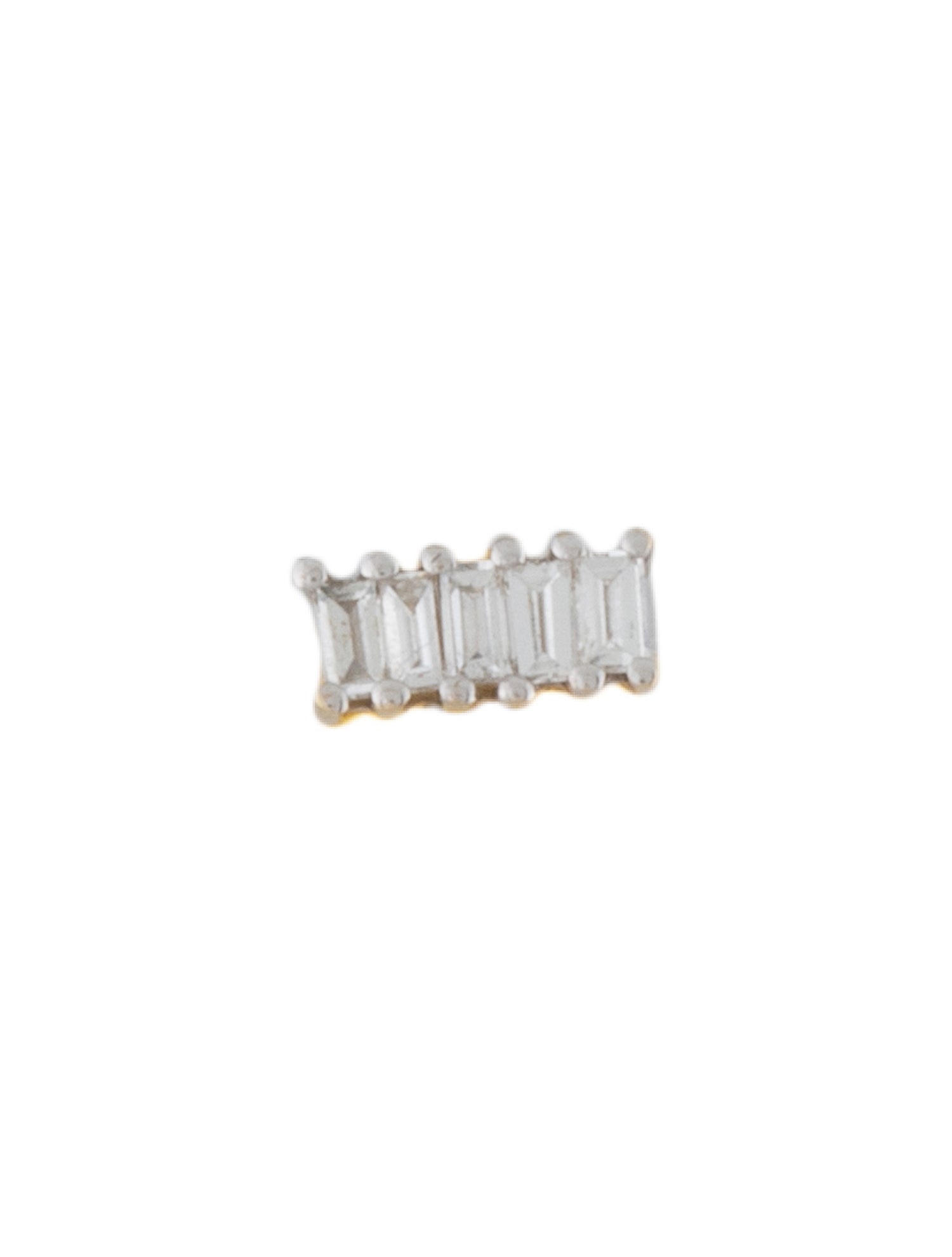 Earrings 10K Diamond Single Stud Earring