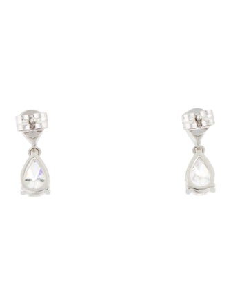 Earrings Platinum 2.11ctw Lab-Grown Diamond Drop Earrings