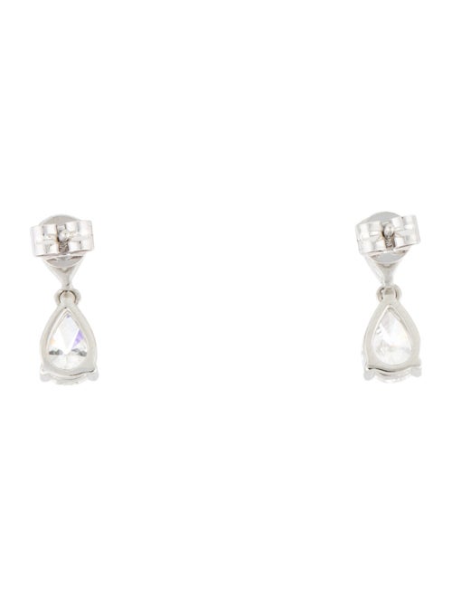 Earrings Platinum 2.11ctw Lab-Grown Diamond Drop Earrings