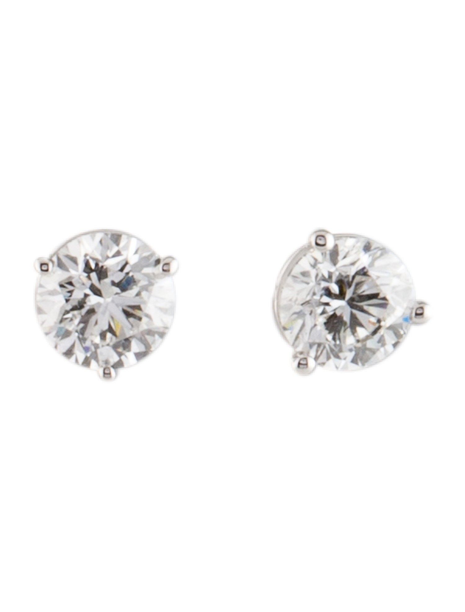 Earrings 14K 1.00ctw Lab-Grown Diamond Solitaire Stud
