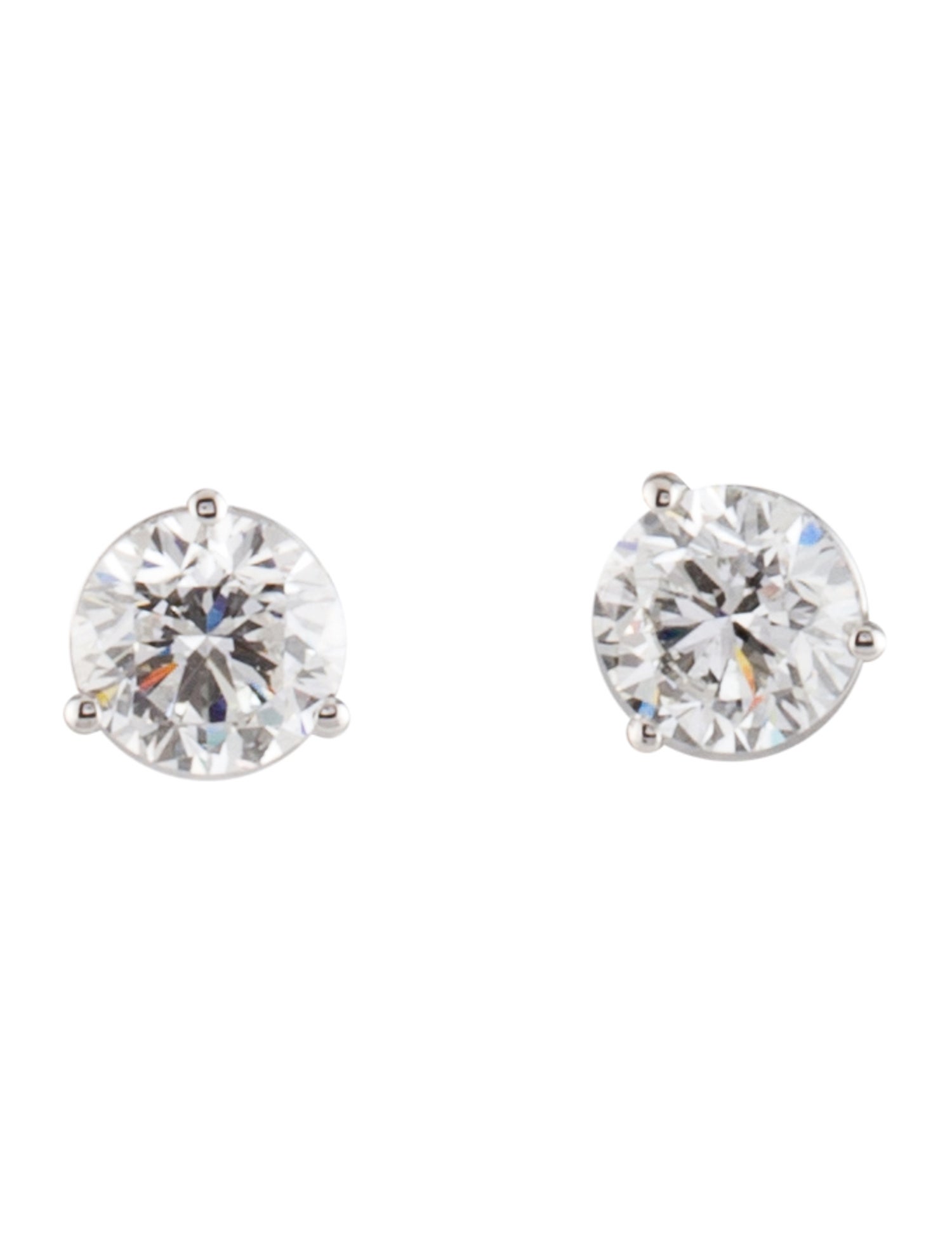Earrings 14K 1.00ctw Lab-Grown Diamond Solitaire Stud