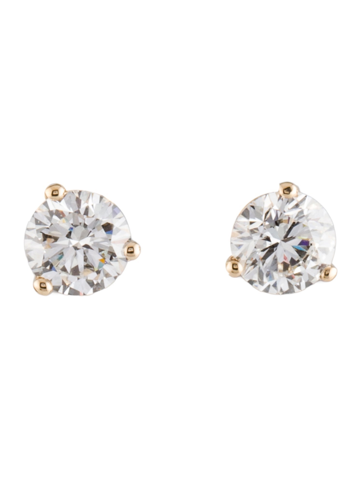 Earrings 14K 2.00ctw Lab-Grown Diamond Martini Stud
