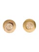 Earrings 14K Textured Button Stud Earring