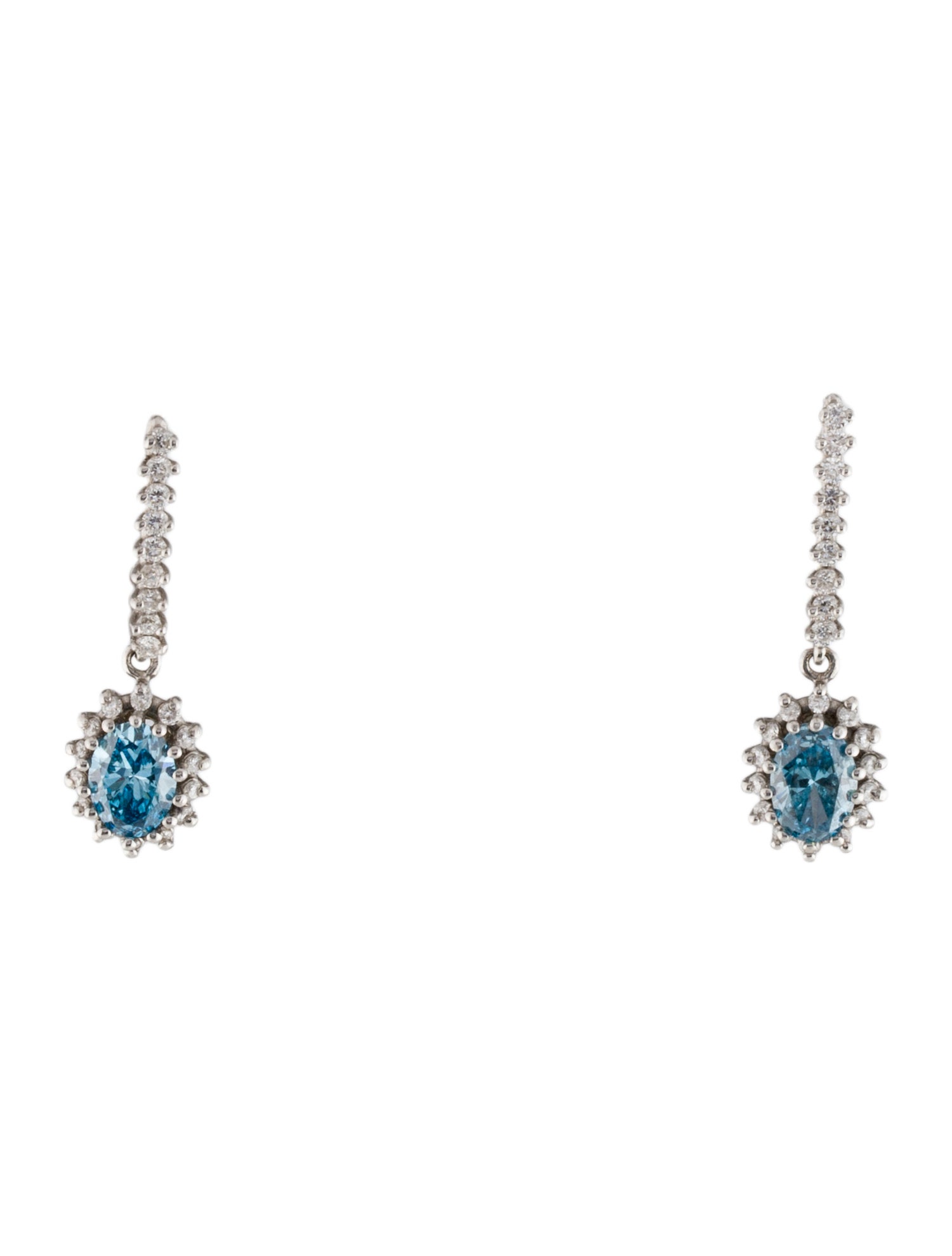Earrings 14K 1.30ctw Lab-Grown Diamond Drop Earrings