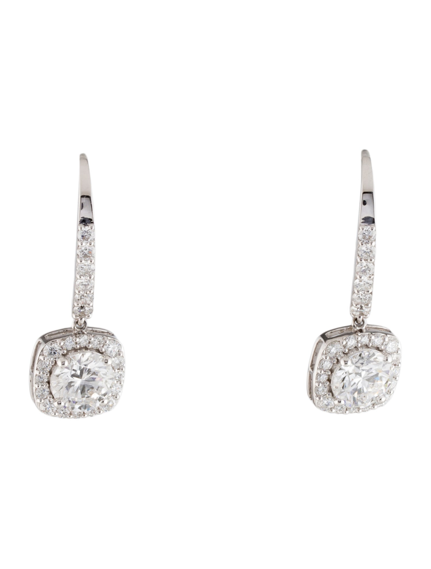 Earrings 14K 4.24ctw Lab-Grown Diamond Drop Earrings