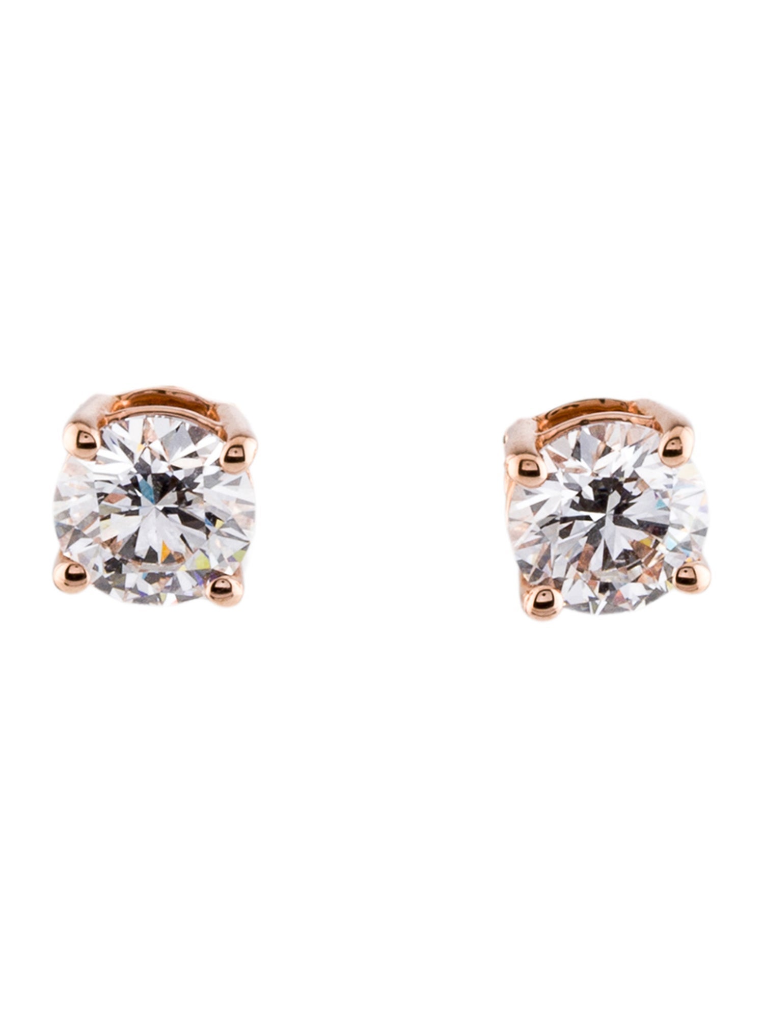 Earrings 14K 2.07ctw Lab-Grown Diamond Stud Earrings