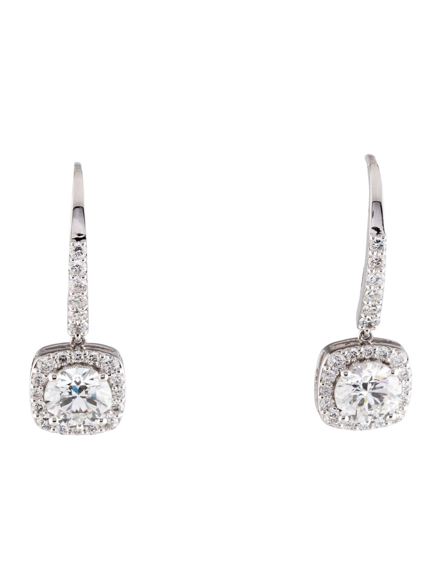 Earrings 14K 4.24ctw Lab-Grown Diamond Drop Earrings