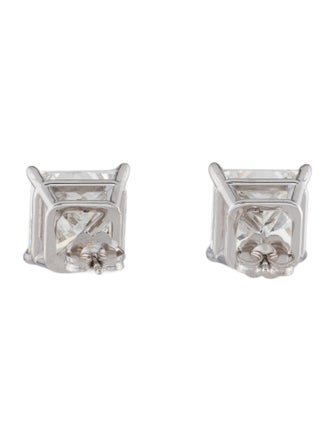 Earrings 14K 12.10ctw Lab-Grown Diamond Solitaire Stud Earrings