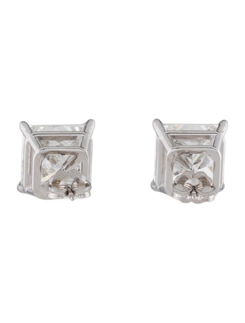 Earrings 14K 12.10ctw Lab-Grown Diamond Solitaire Stud Earrings