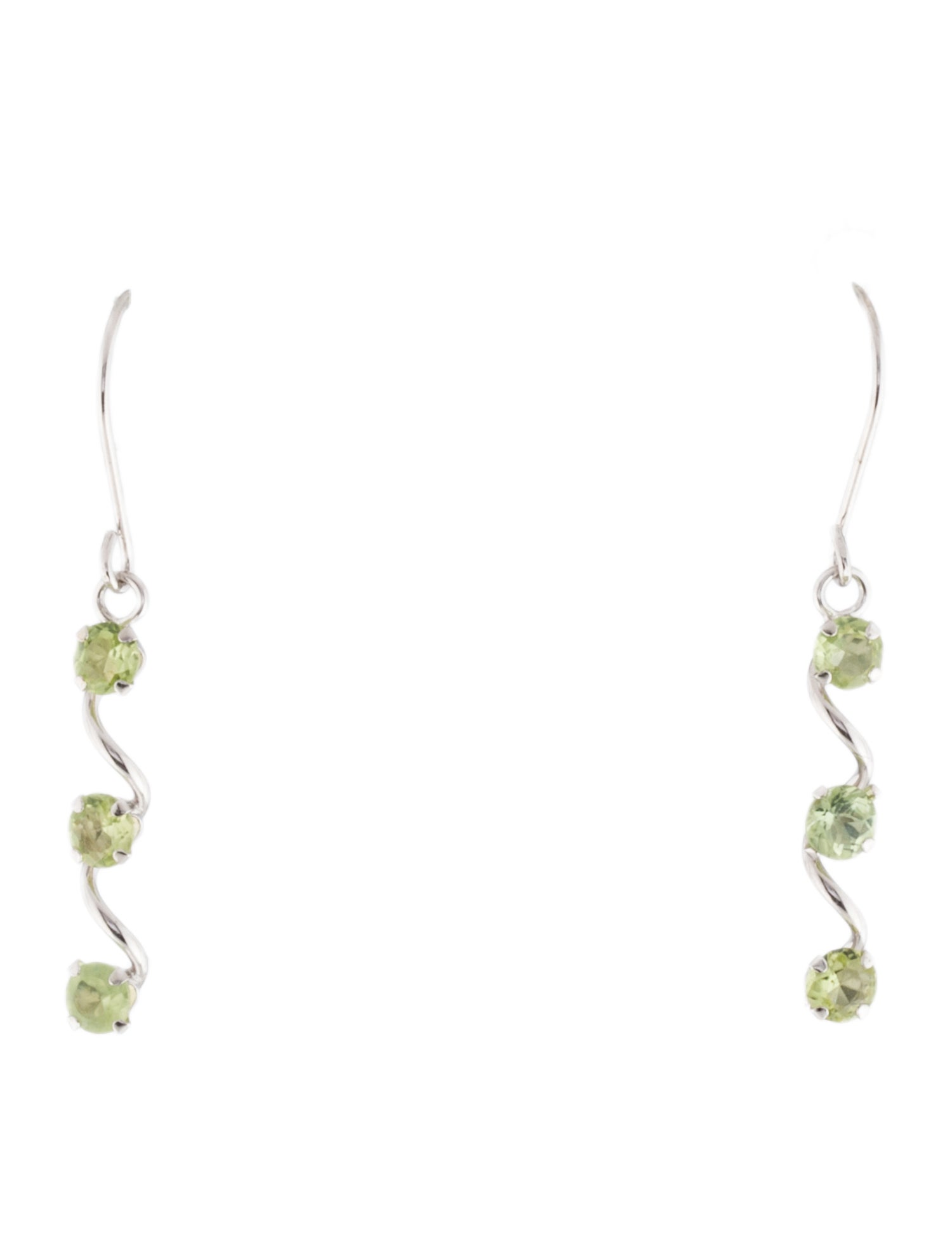 Earrings 10K Peridot Drop Earrings