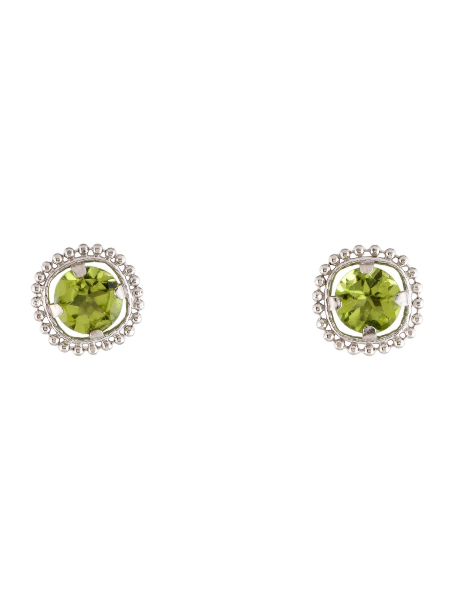 Earrings 10K Peridot Stud