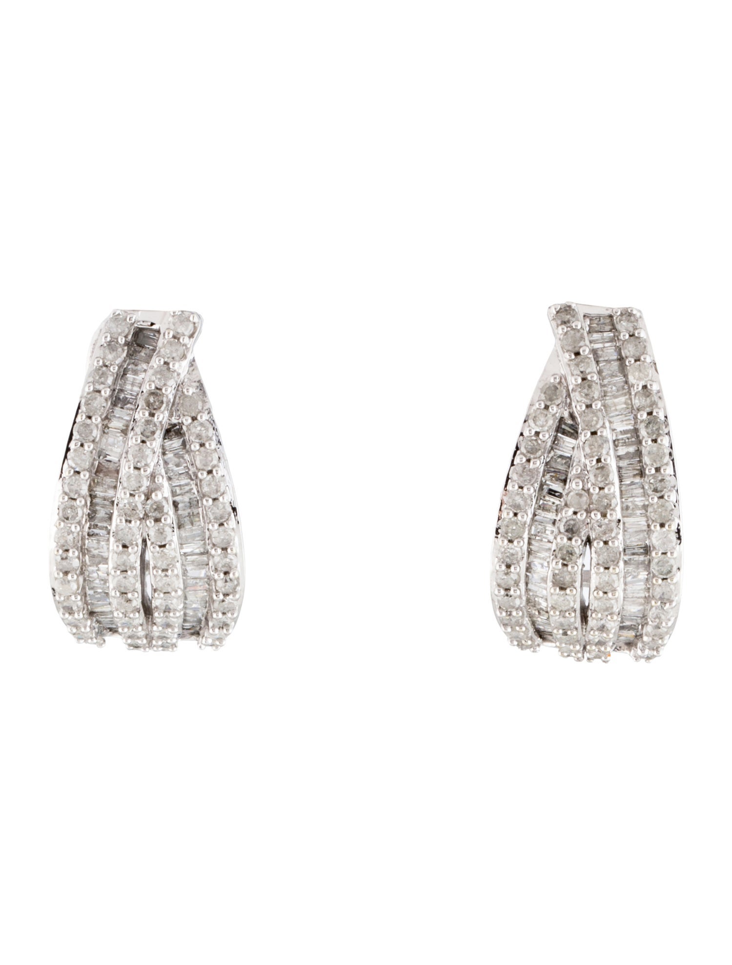 Earrings 10K Diamond Earclip Earrings