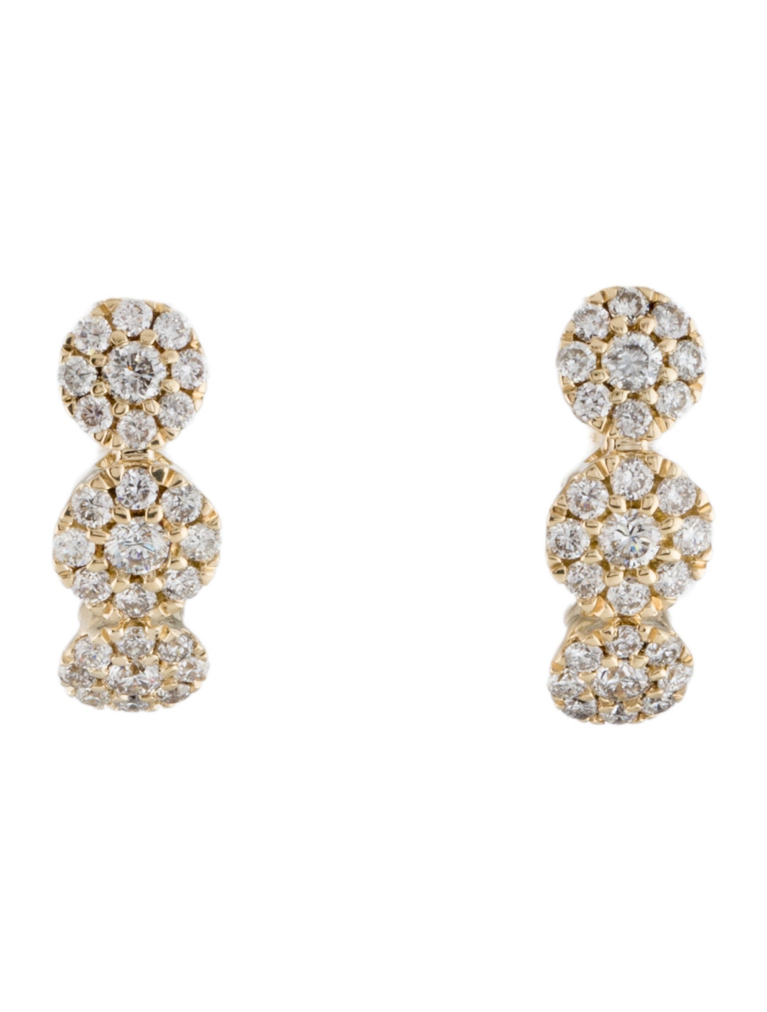 Earrings 14K Diamond Drop