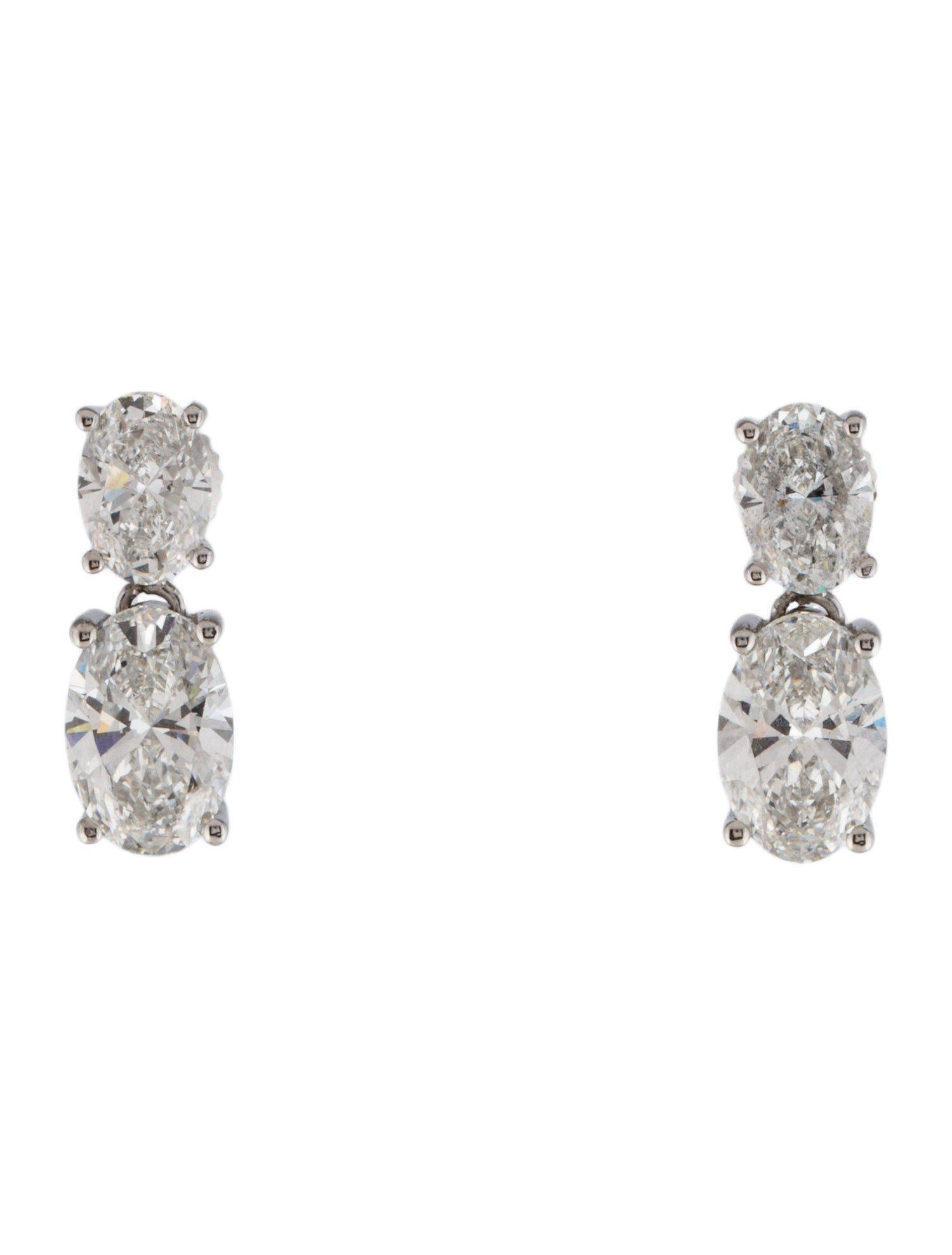 Earrings 14K 6.11ctw Lab-Grown Diamond Drop Earrings