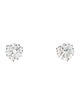 Earrings 14K 4.04ctw Lab-Grown Diamond Solitaire Stud Earrings