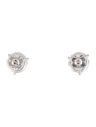 Earrings 14K 4.04ctw Lab-Grown Diamond Solitaire Stud Earrings