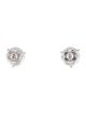 Earrings 14K 4.04ctw Lab-Grown Diamond Solitaire Stud Earrings