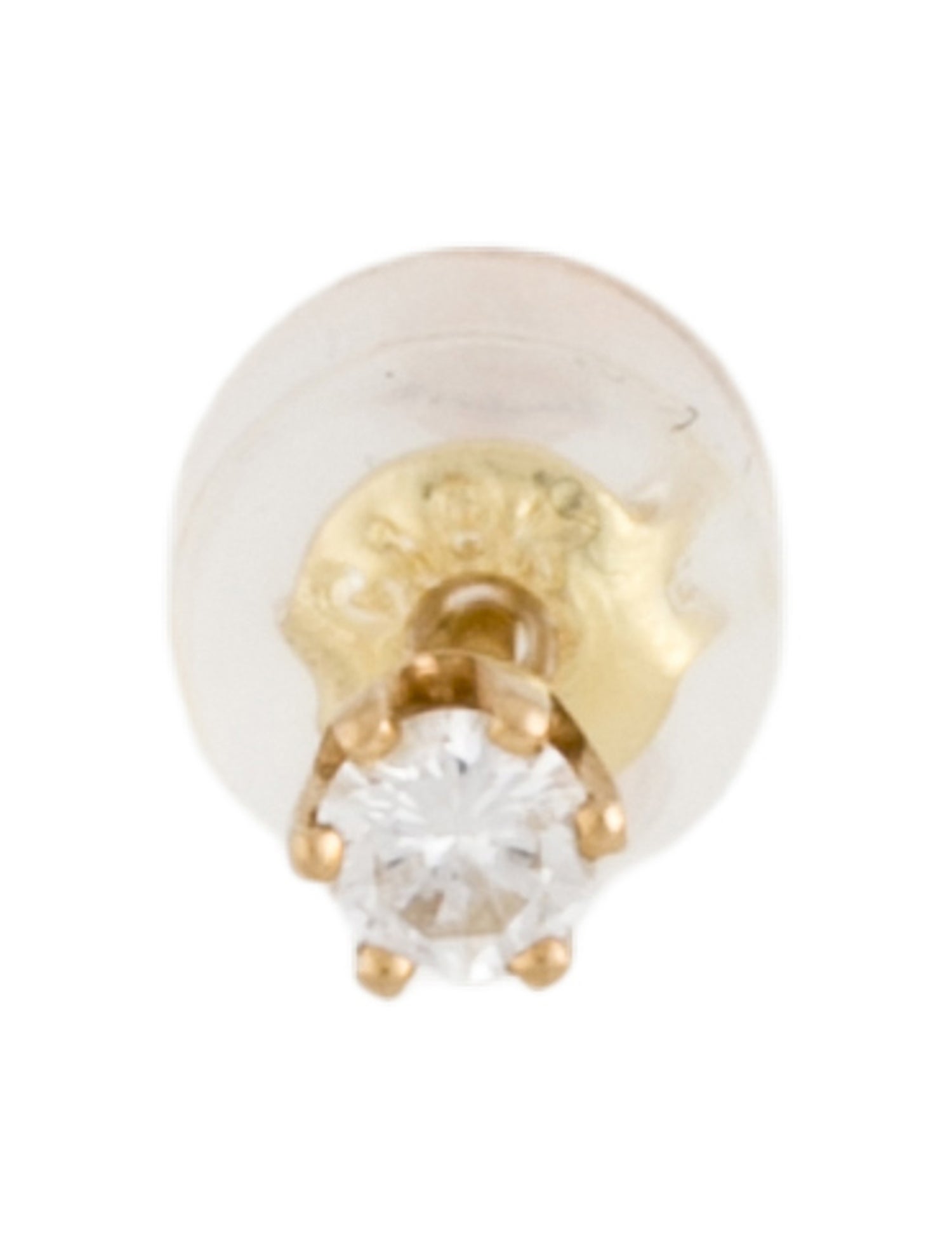 Earrings 14K Diamond Single Stud Earring