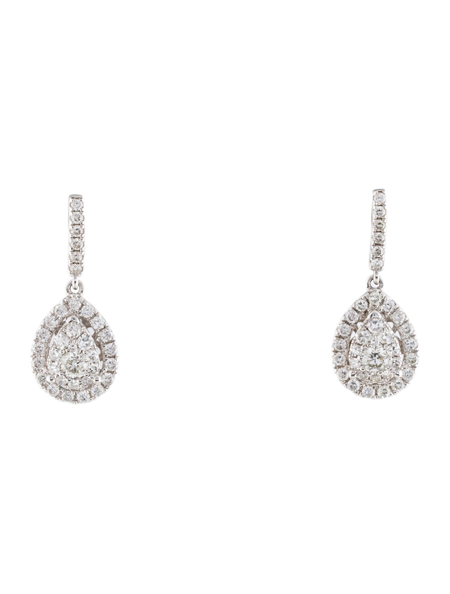 Earrings 14K Diamond Drop