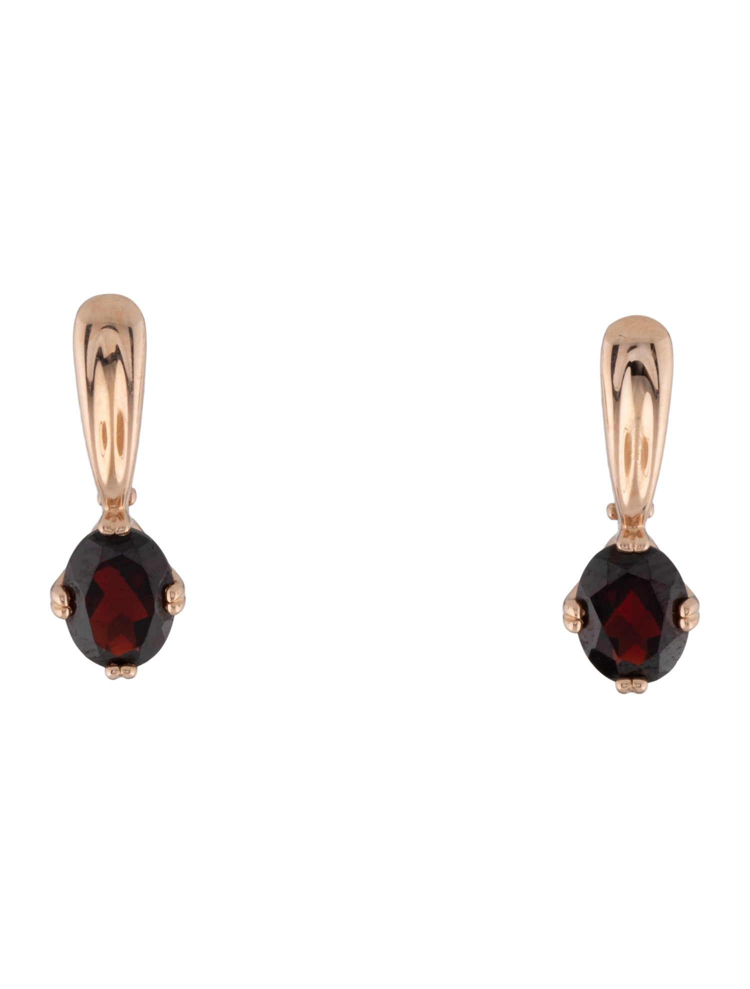 Earrings 14K 2.44ctw Garnet Drop
