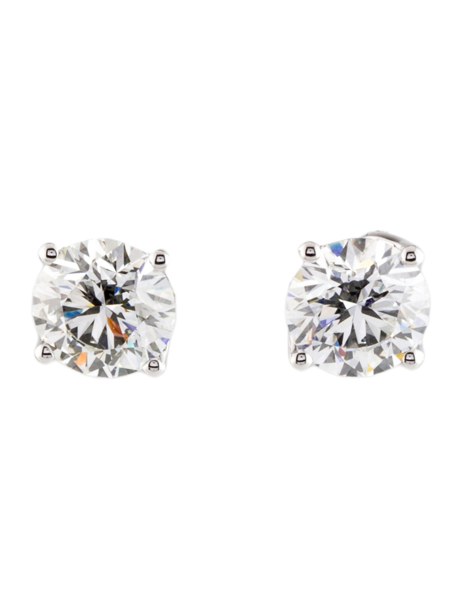 Earrings 14K 3.04ctw Lab-Grown Diamond Stud Earrings