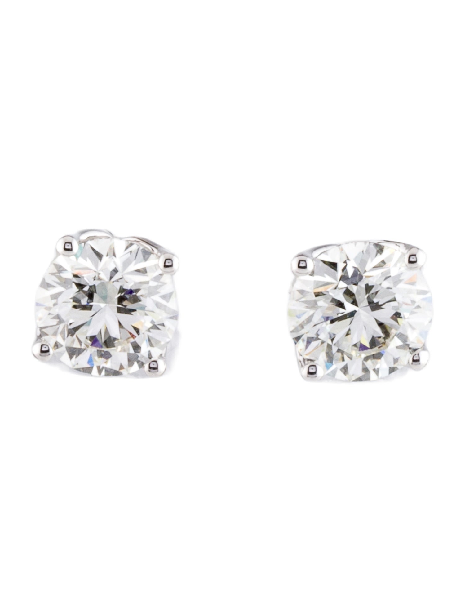 Earrings 14K 3.08ctw Lab-Grown Diamond Stud Earrings