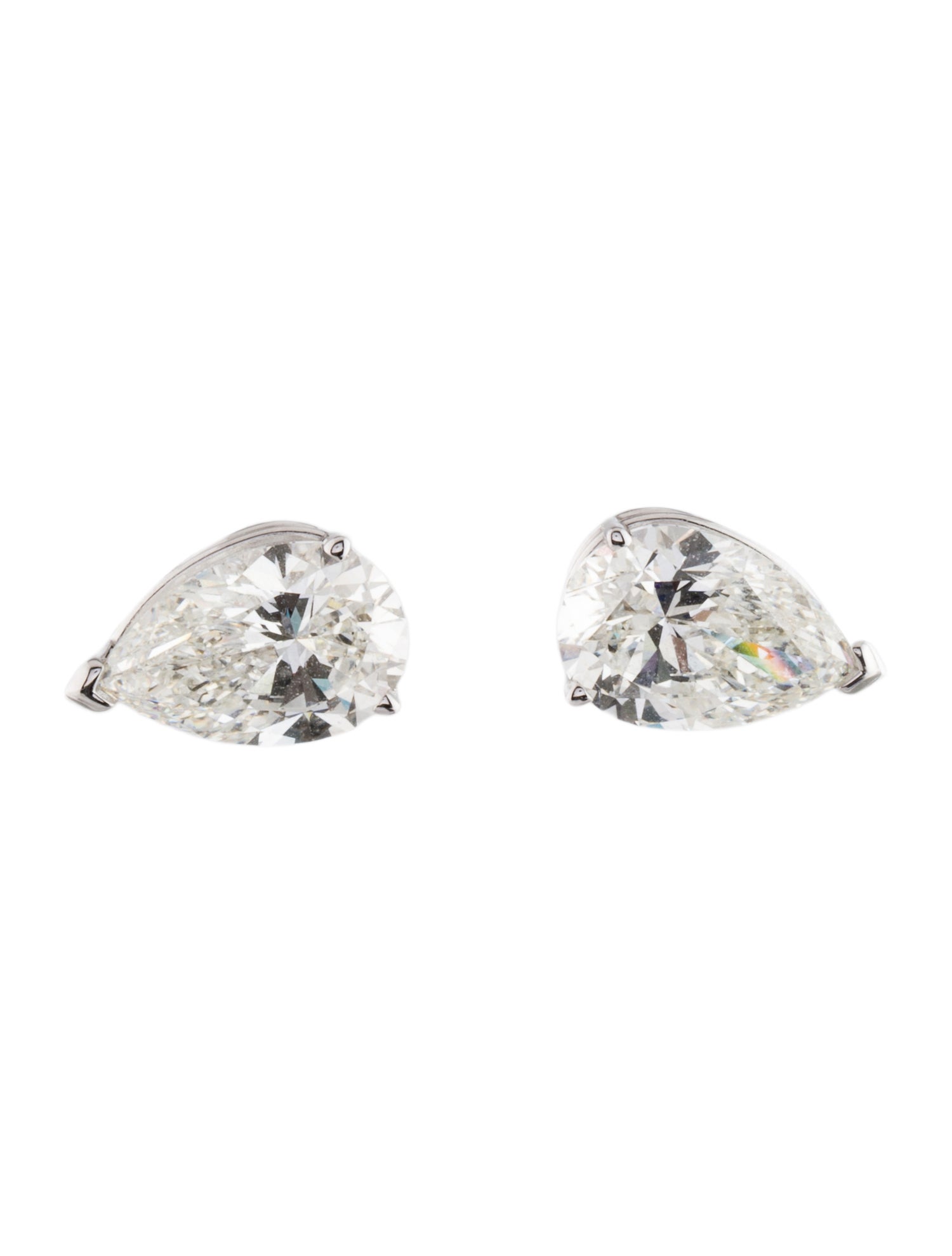 Earrings 14K 5.16ctw Lab-Grown Diamond Solitaire Stud Earrings