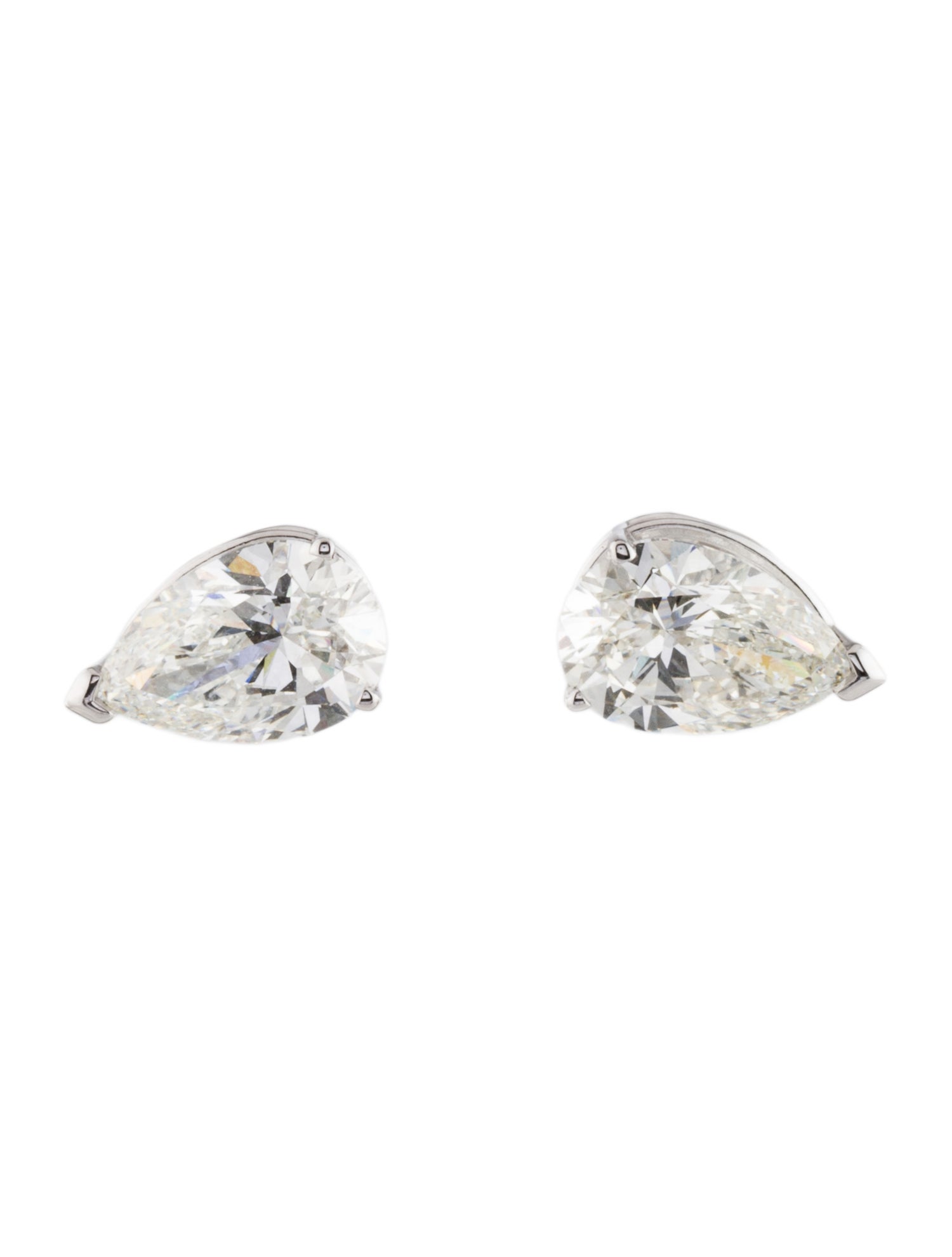 Earrings 14K 5.04ctw Lab-Grown Diamond Solitaire Stud Earrings
