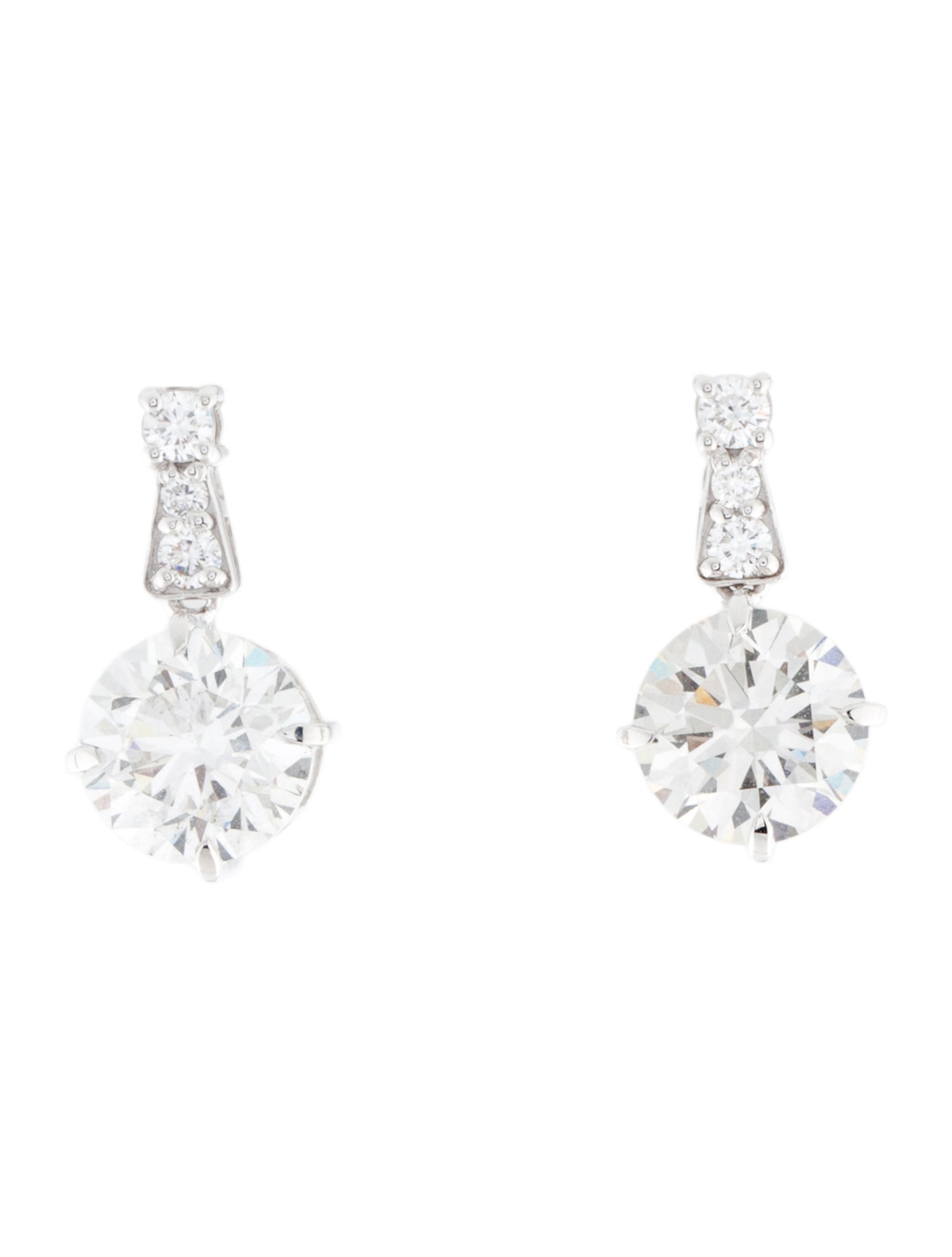 Earrings 14K 4.94ctw Lab-Grown Diamond Drop Earrings