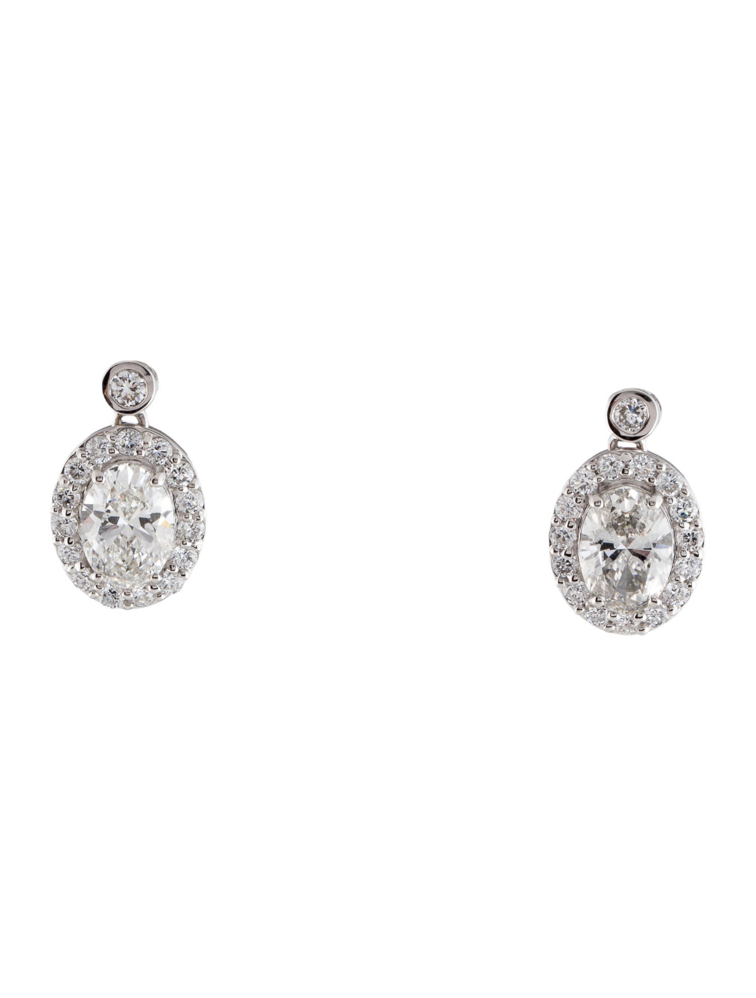 Earrings 14K 3.17ctw Lab-Grown Diamond Drop Earrings