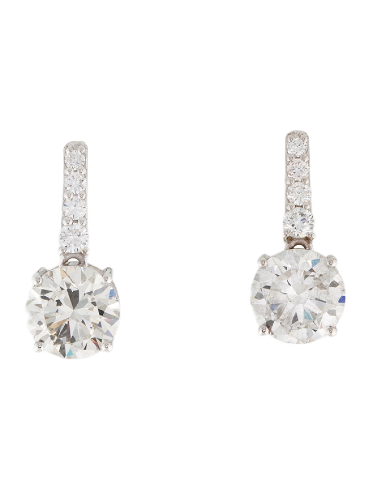 Earrings 14K 4.05ctw Lab-Grown Diamond Drop Earrings